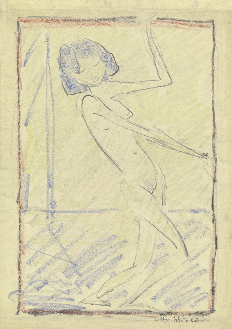 Otto Mueller - Naked Dancing Girl
