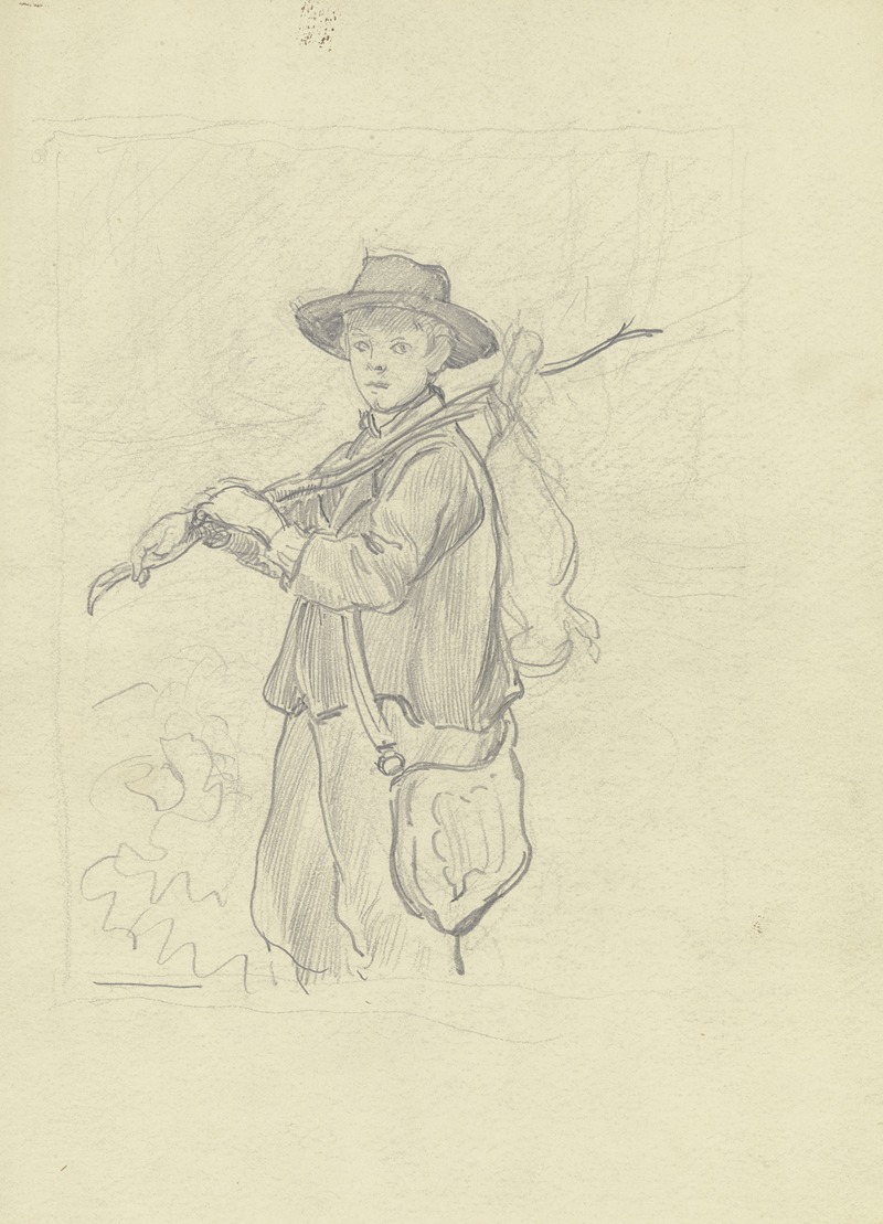 Otto Scholderer - The young gamekeeper