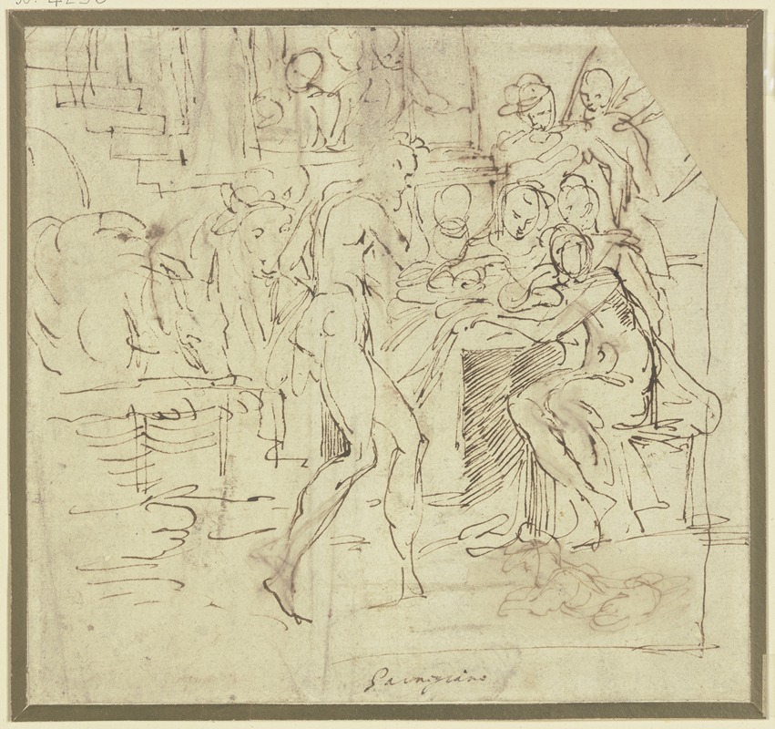 Parmigianino - Adoration of the shepherds