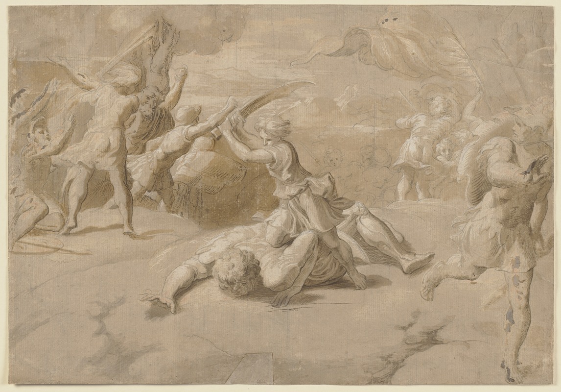 Parmigianino - David and Goliath