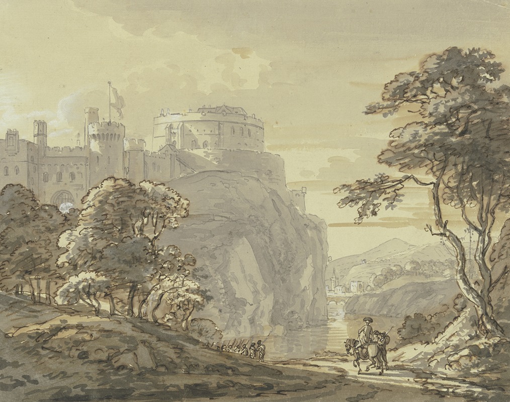 Paul Sandby - View of Windsor Castle