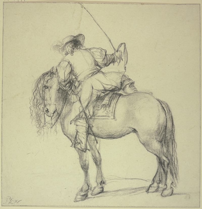 Philips Wouwerman - Ein Kavalier, der zu Pferde steigt