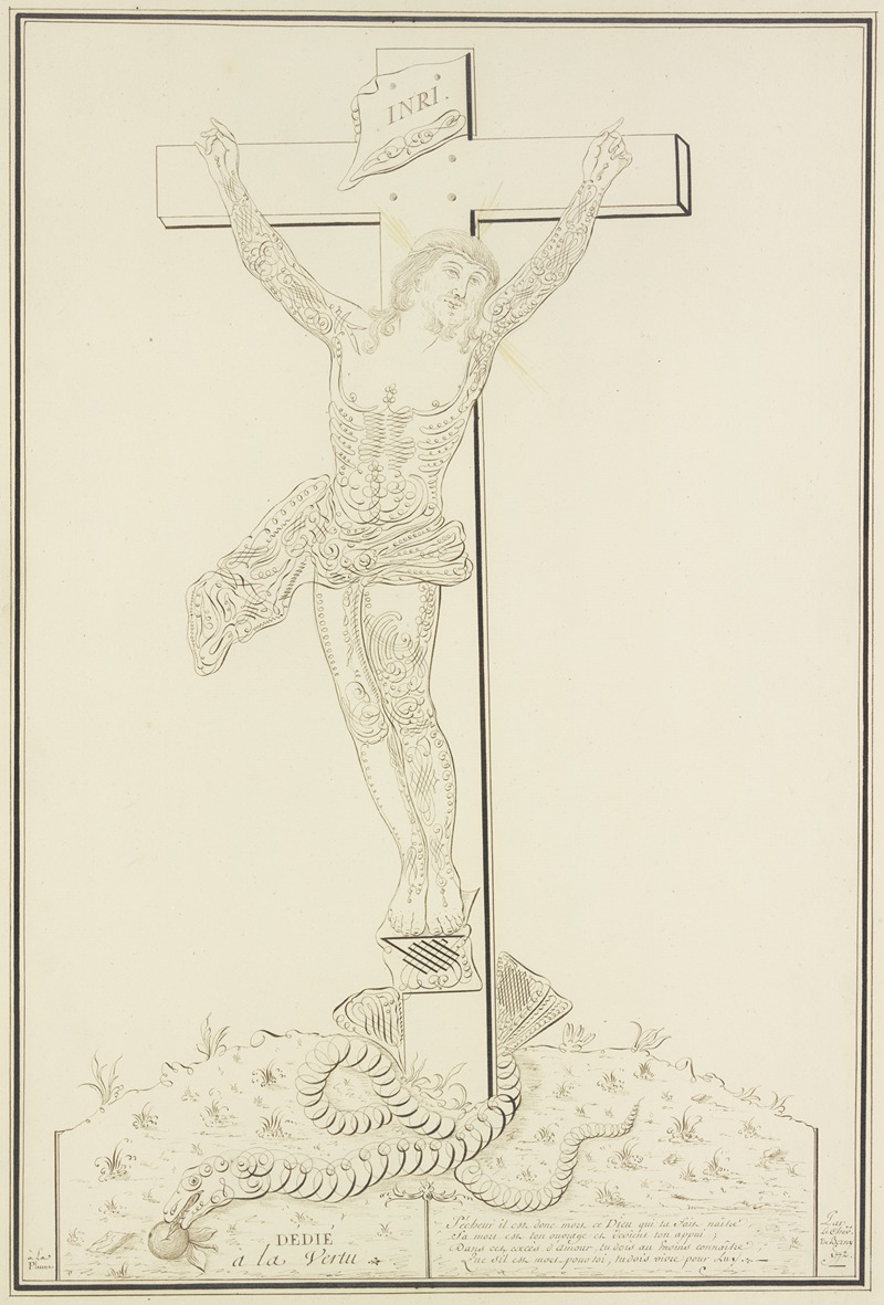 Pierre-Jean-Paul Berny de Nogent - Christ on the cross