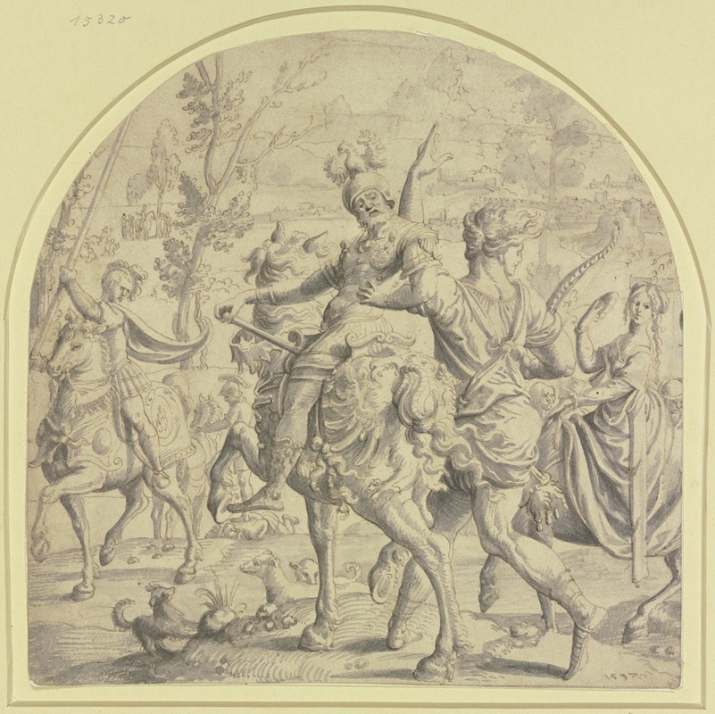 Pieter Coecke van Aelst - Ausritt zur Jagd (Allegorie des Stolzes)