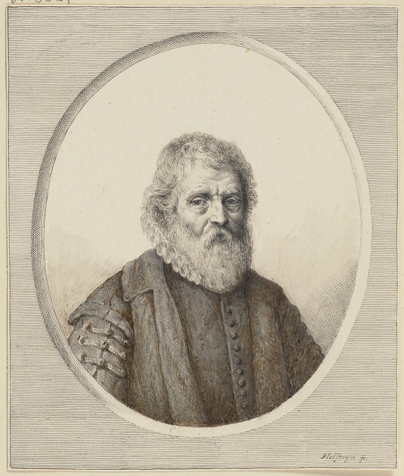 Pieter Holsteyn II - Brustbild eines alten bärtigen Mannes