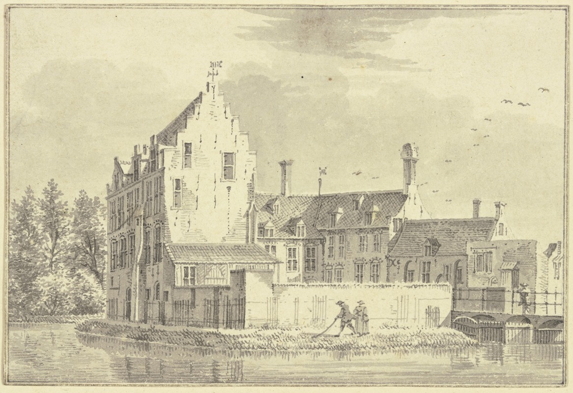 Pieter Jan van Liender - Het Huys Ryzenborgh by Utrecht