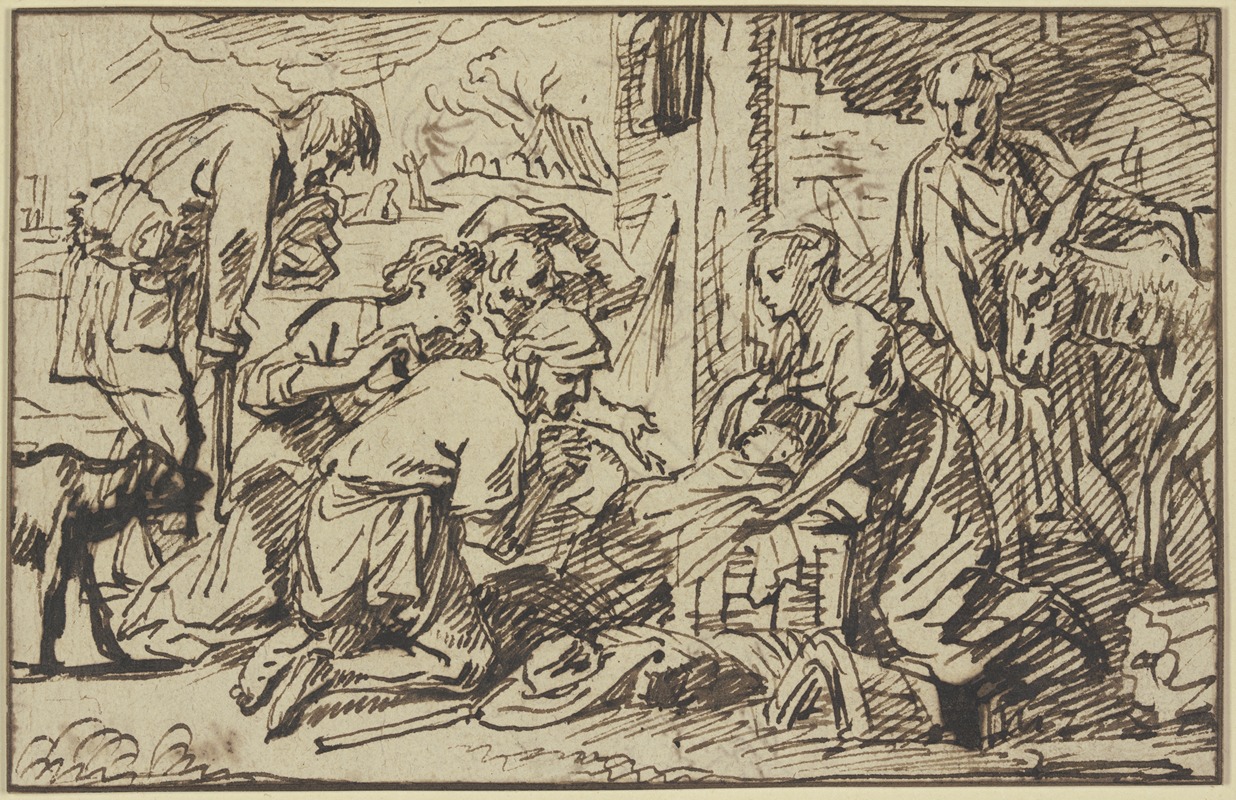 Pieter Van Mol - Adoration of the shepherds
