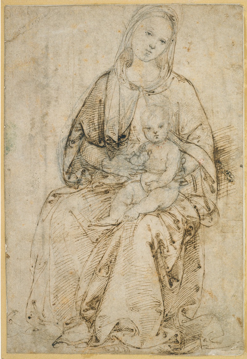 Raphael - Seated Madonna and Child