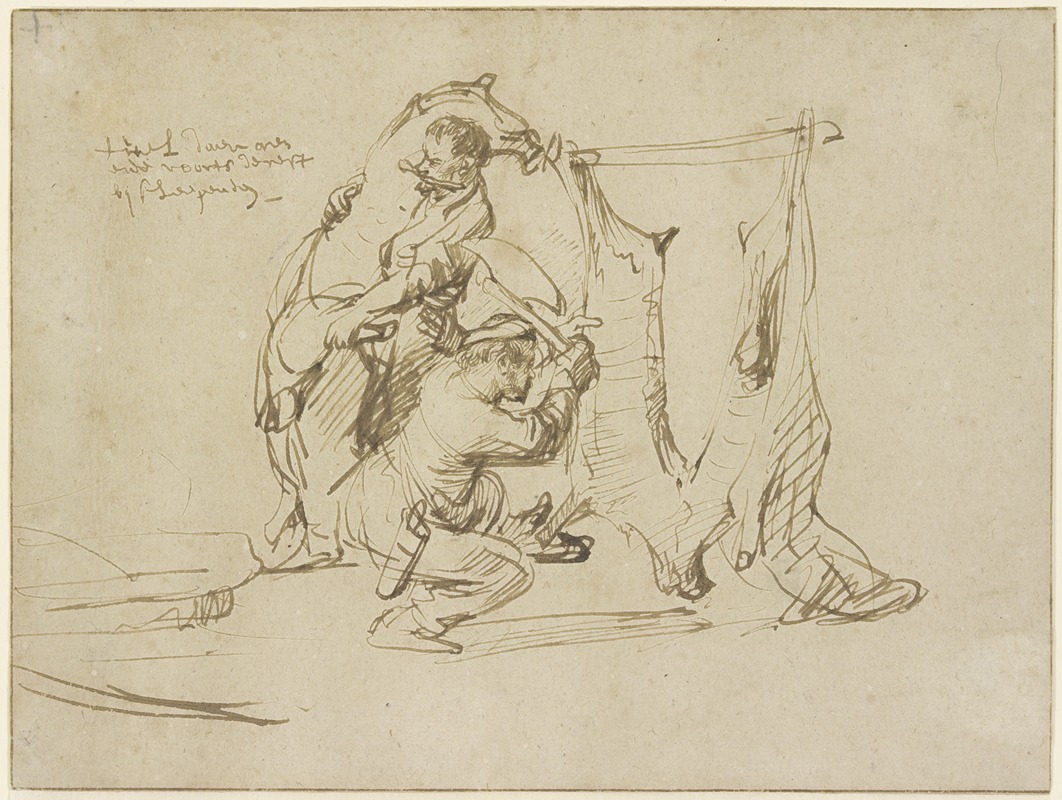 Rembrandt van Rijn - Two butchers