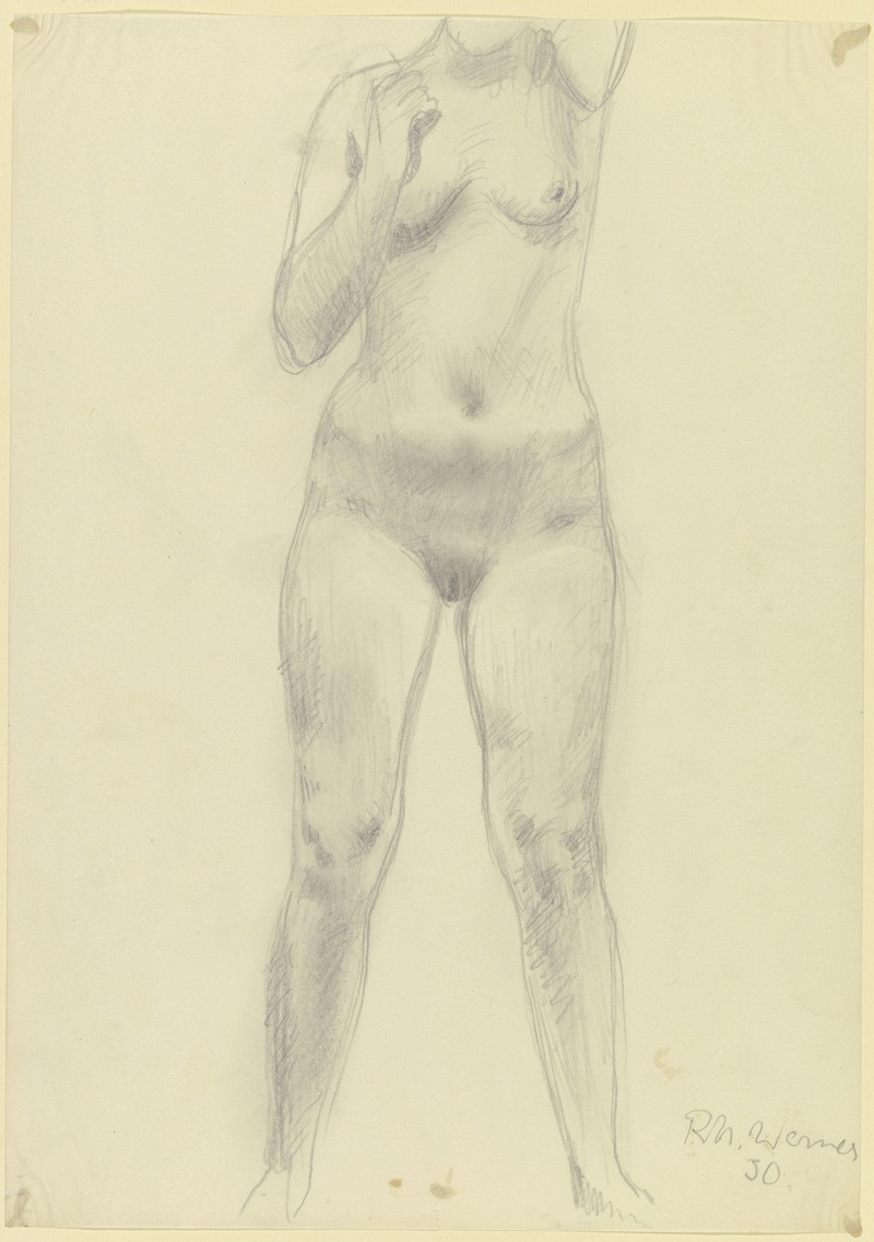 Richard Martin Werner - Female nude