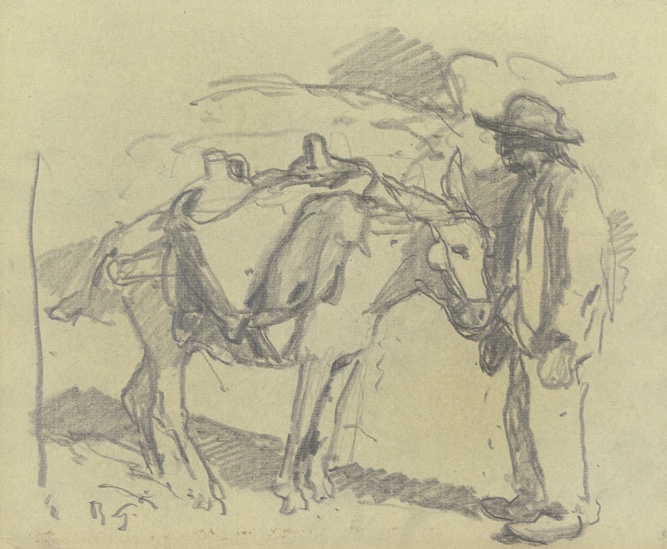 Rudolf Gudden - Donkey driver