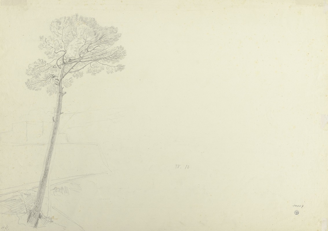 Theodor Pelissier - Tree in a landscape
