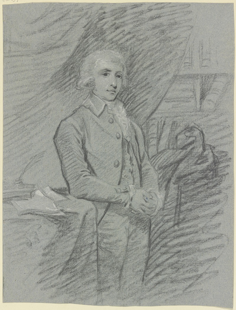 Thomas Gainsborough - Porträt eines vornehmen jungen Mannes (Kniestück)