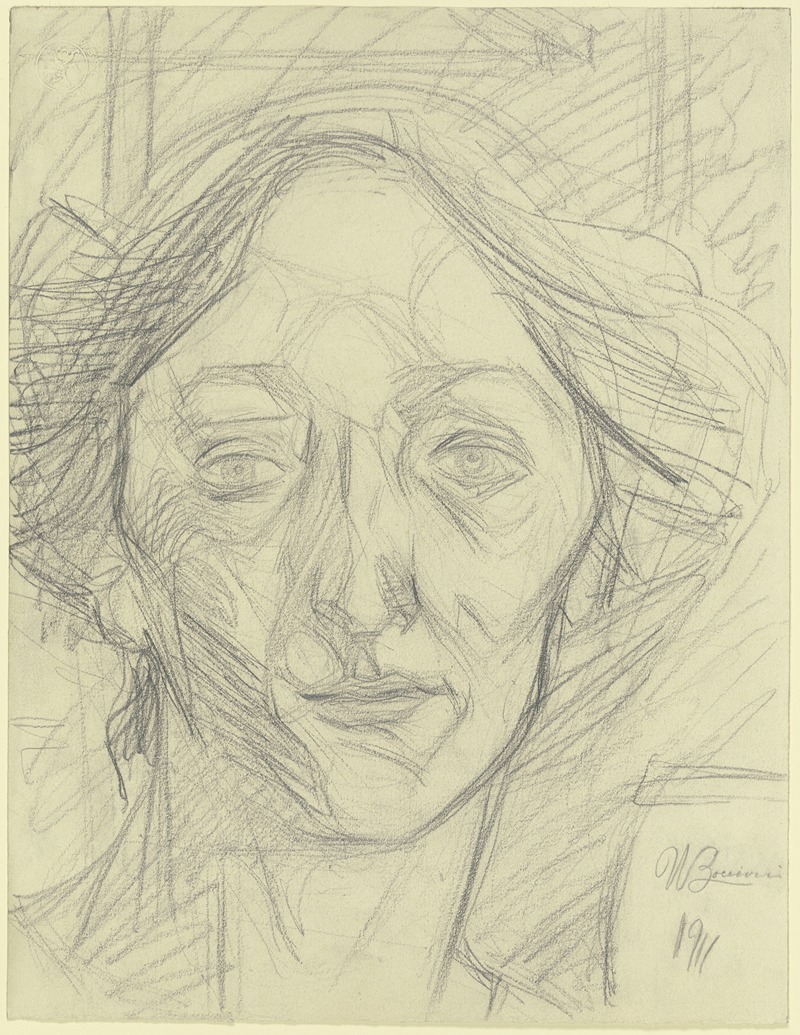 Umberto Boccioni - Woman’s head