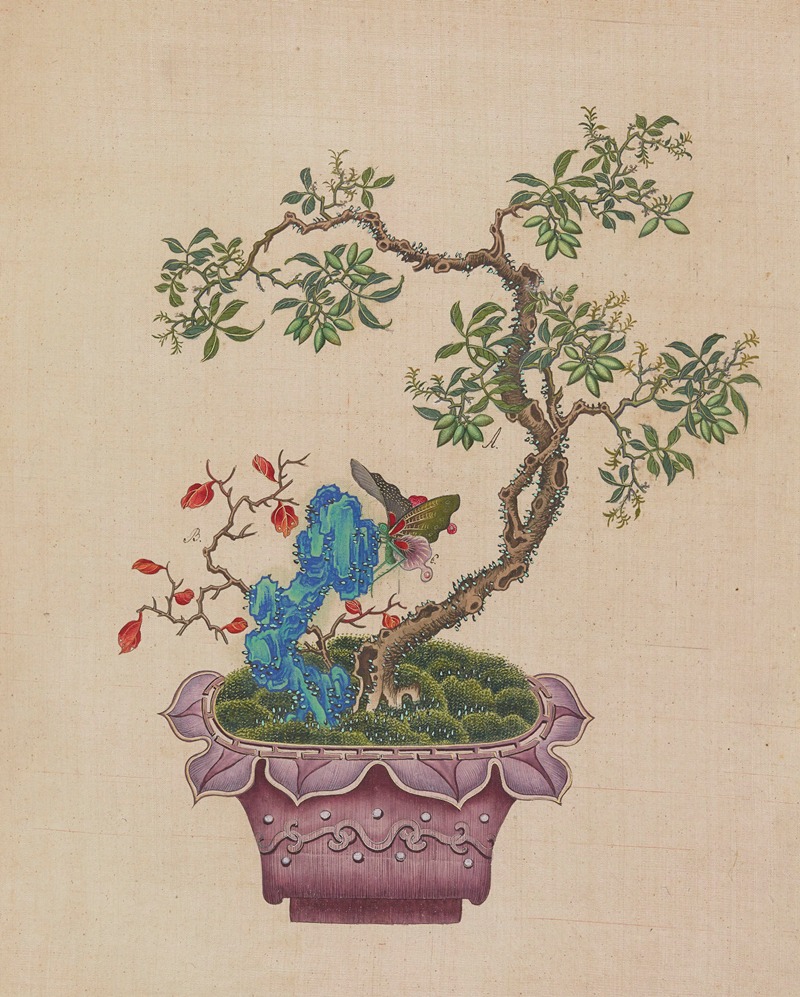 Anonymous - Flowers, birds and insects Pl.37