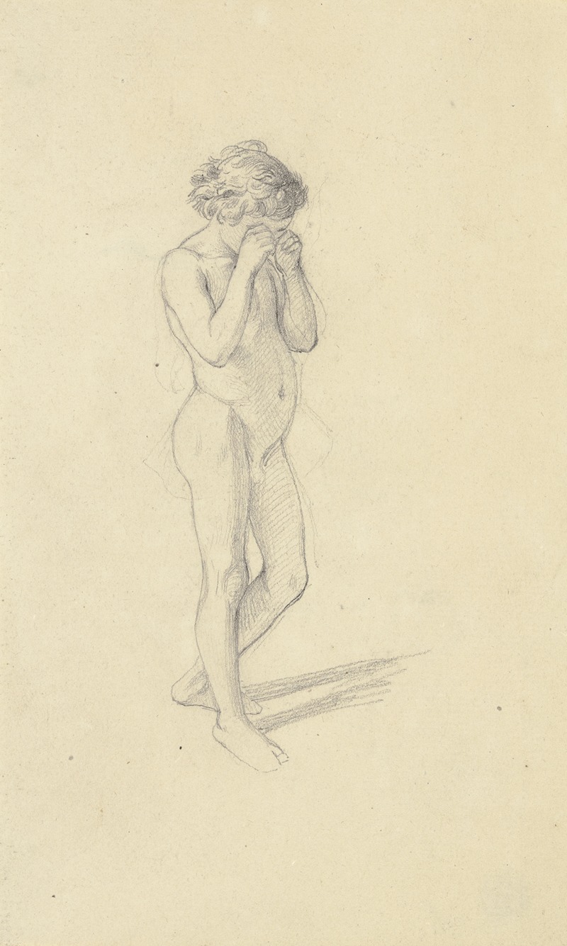 Jakob Becker - Nude of a boy, crying