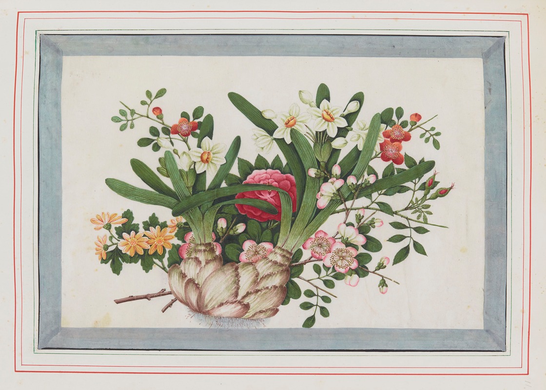 Anonymous - Bouquets of flowers Pl.11