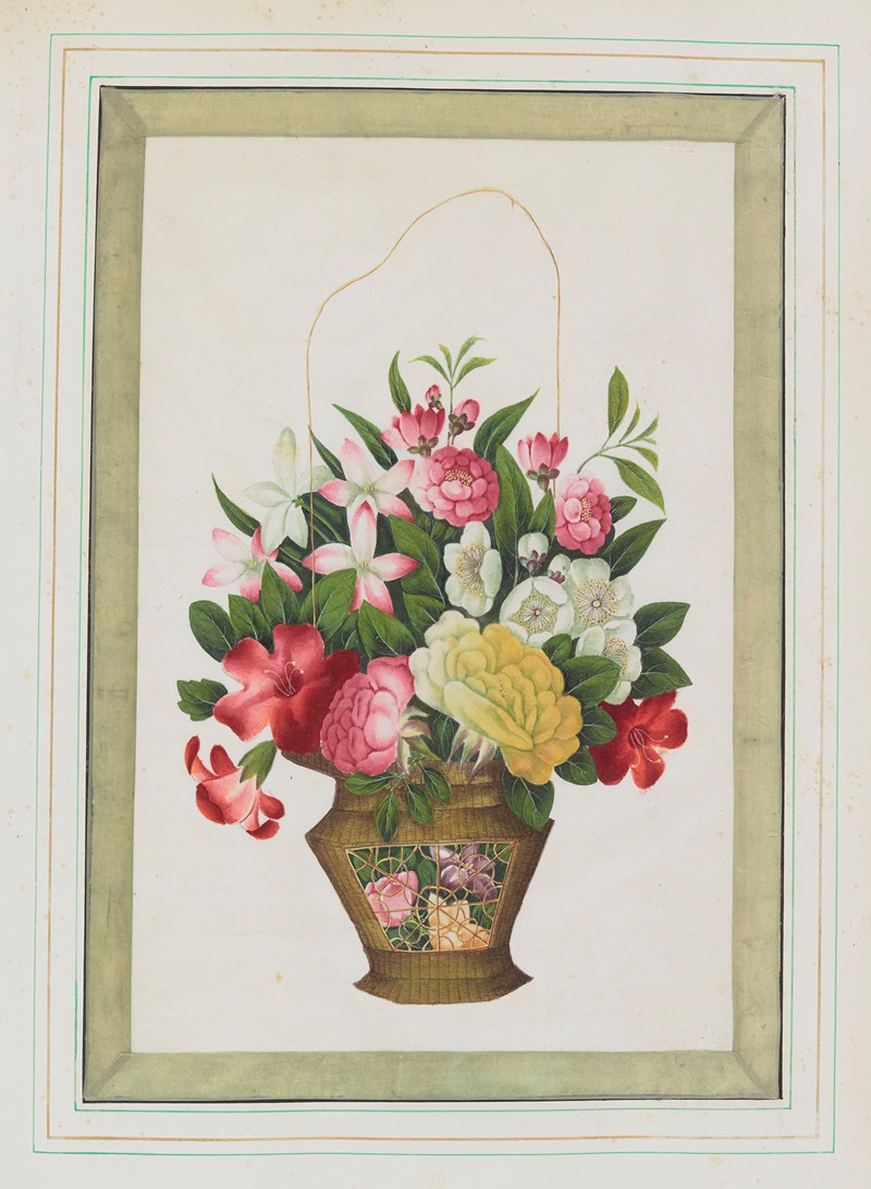 Anonymous - Bouquets of flowers Pl.17
