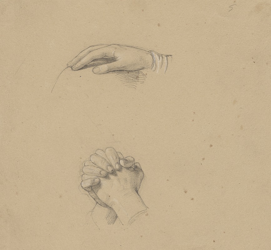 Jakob Becker - Study of a hand