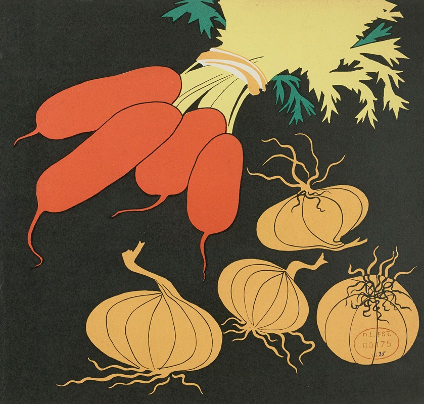 Elena Pavlovna Gertik - Images à colorier, Des Légumes Pl.03