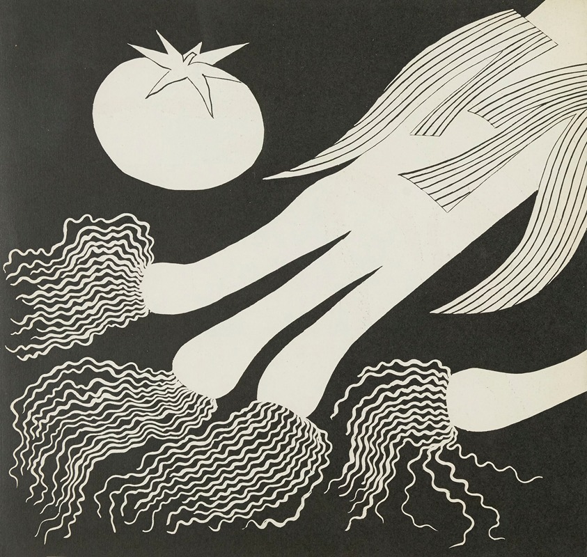 Elena Pavlovna Gertik - Images à colorier, Des Légumes Pl.06