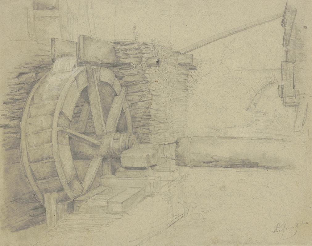 Victor Müller - Water mill wheel