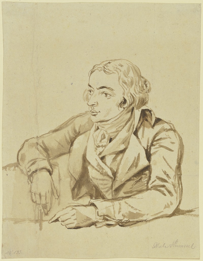 Wilhelm von Kobell - Brustbildnis des Malers Hummel