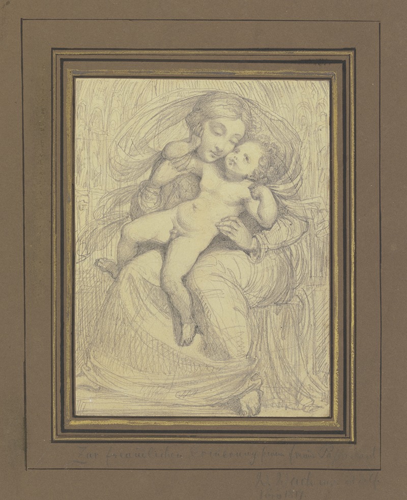 Wilhelm Wach - Madonna with the child