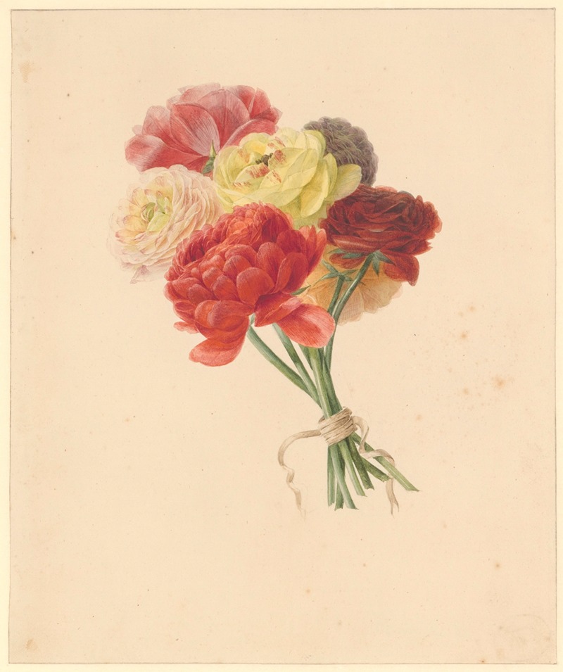 Albertus Jonas Brandt - Een boeket renonkels