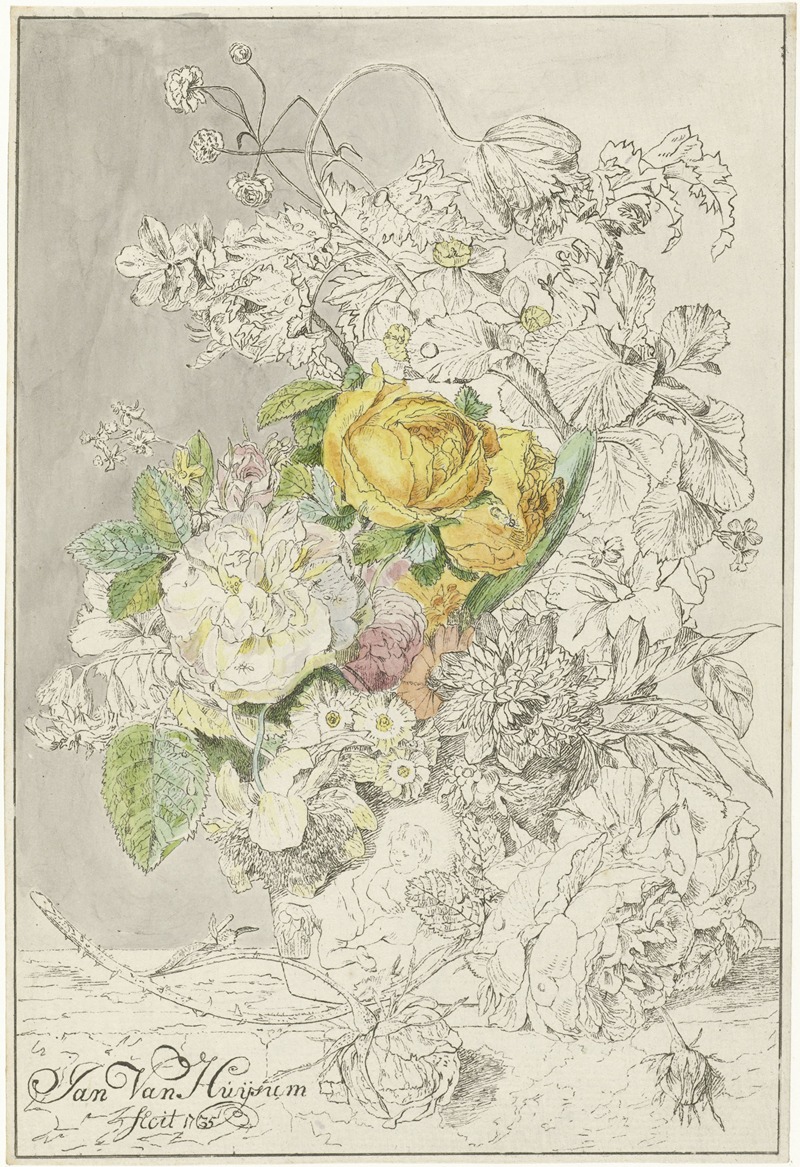Cornelis Troost - Bloemstuk