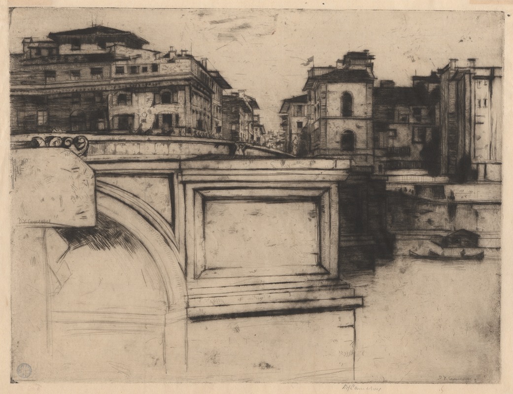 David Young Cameron - Ponte della Trinita