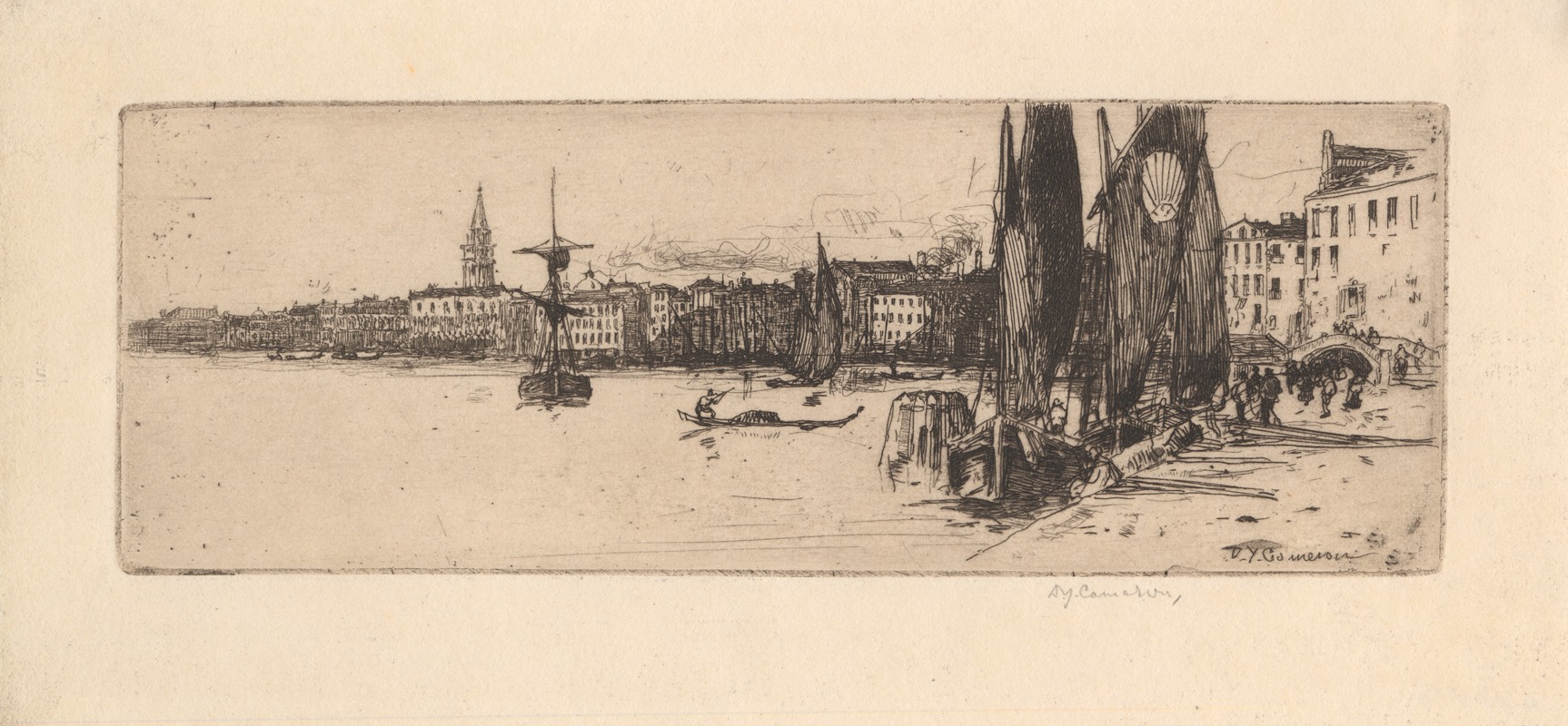 David Young Cameron - Sketch of Venice