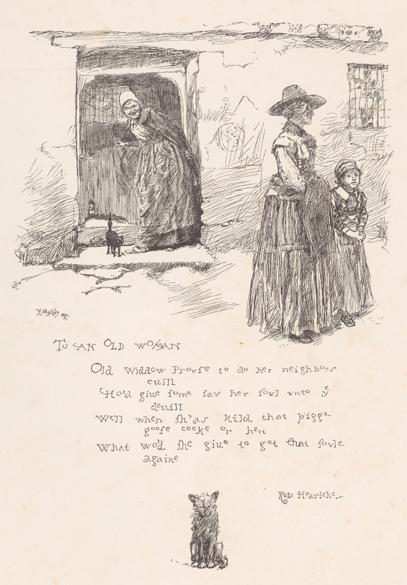 Edwin Austin Abbey - To an Old Woman, by Robert Herrick