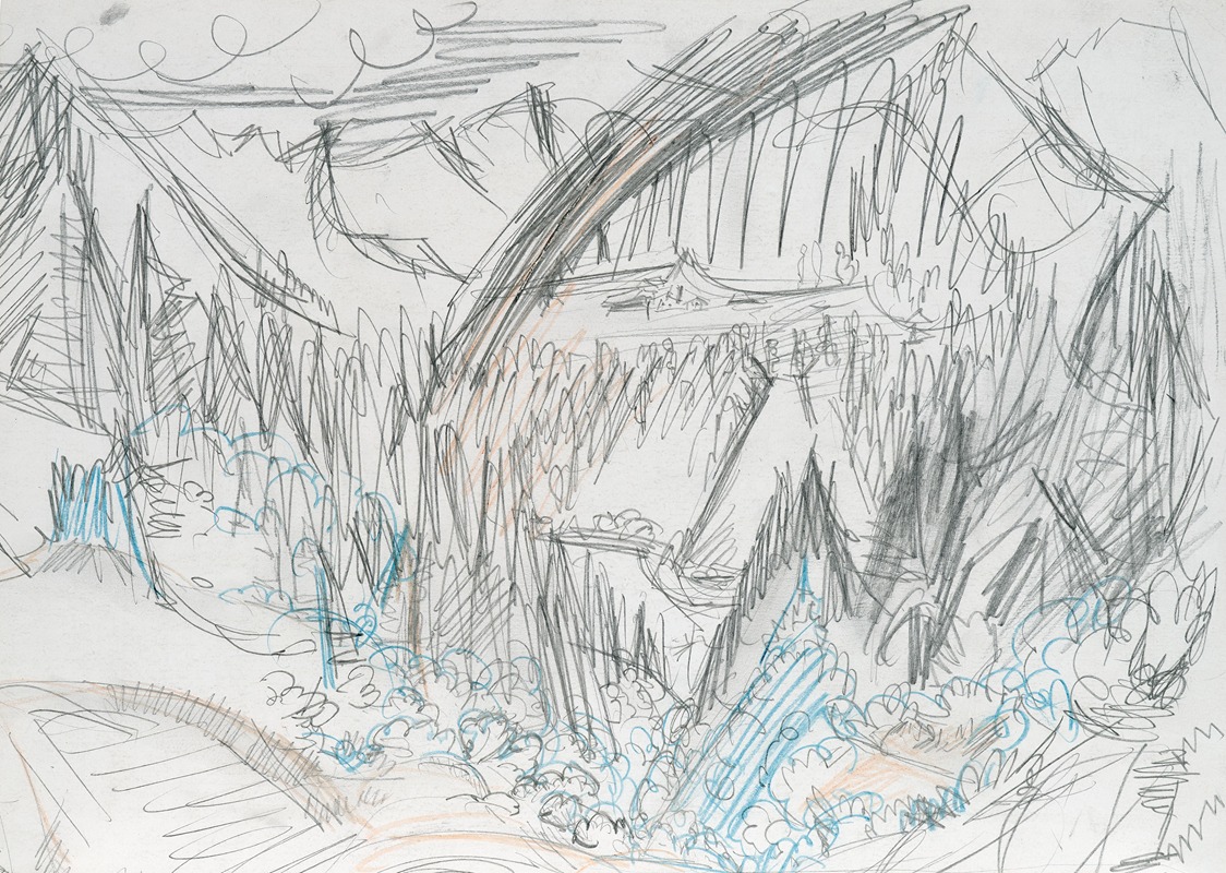 Ernst Ludwig Kirchner - Forest landscape