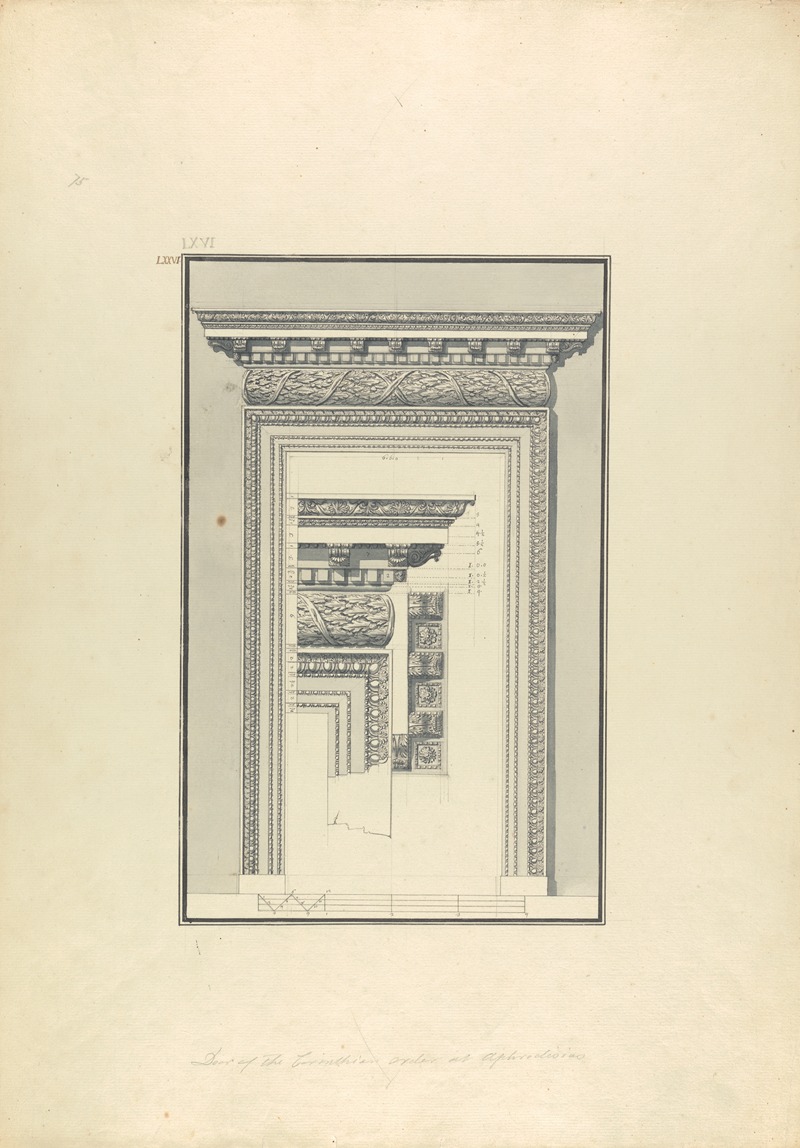 Giovanni Battista Borra - Door in the Corinthian Order from Aphrodisias (now Geyve)