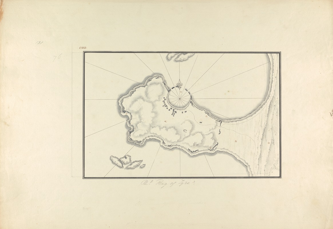 Giovanni Battista Borra - Plan of the Bay of Tyre