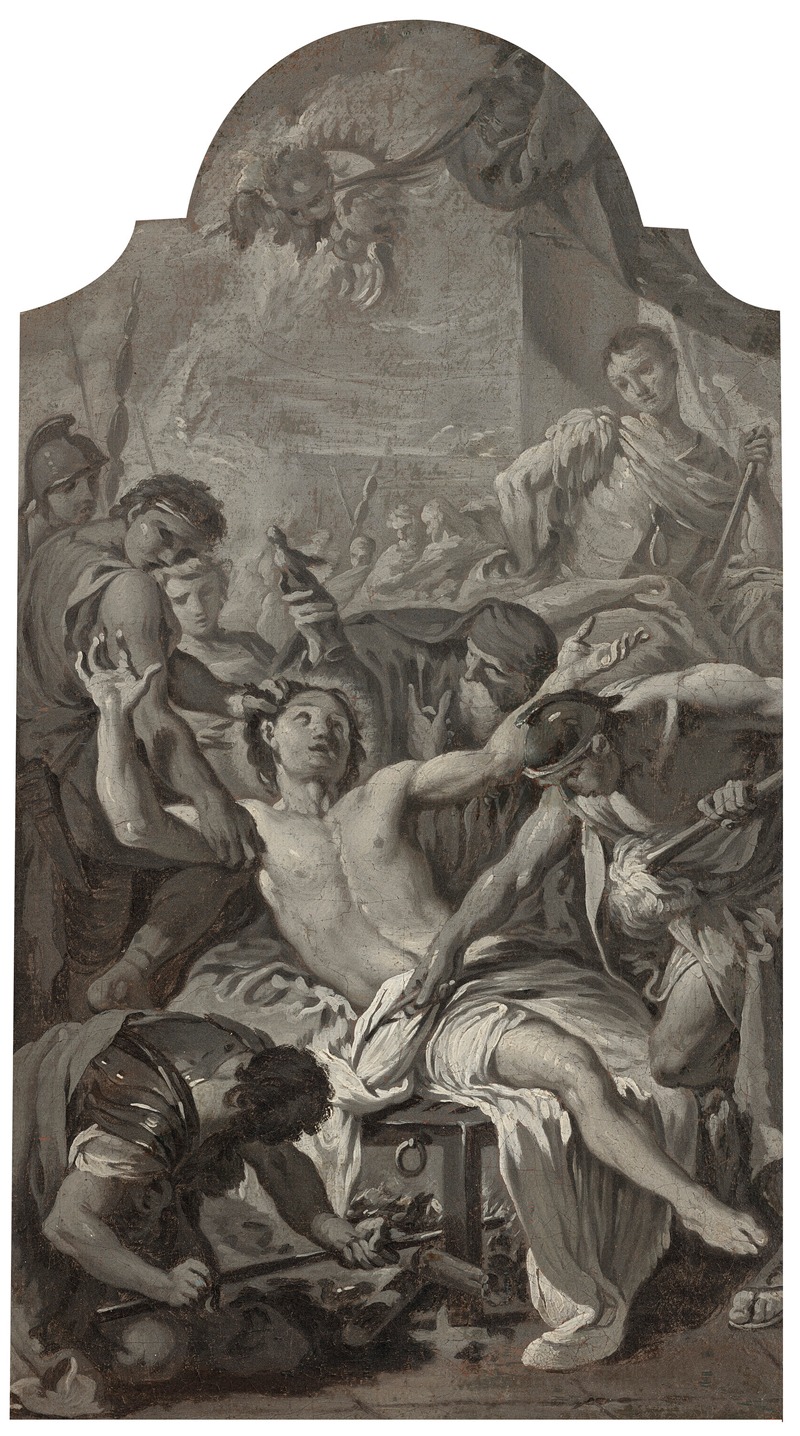 Giovanni Battista Pittoni - The Martyrdom of Saint Lawrence