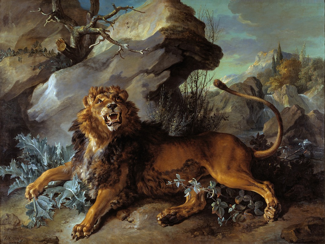 Jean-Baptiste Oudry - The Lion and the Fly