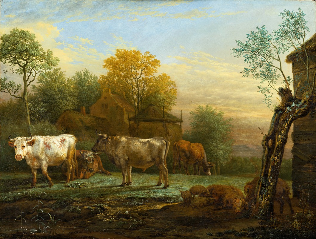 Paulus Potter - Cattle in a Meadow