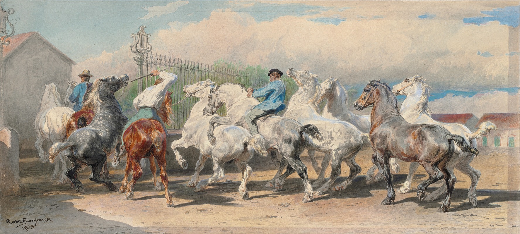 Rosa Bonheur - Return from the Horse Fair