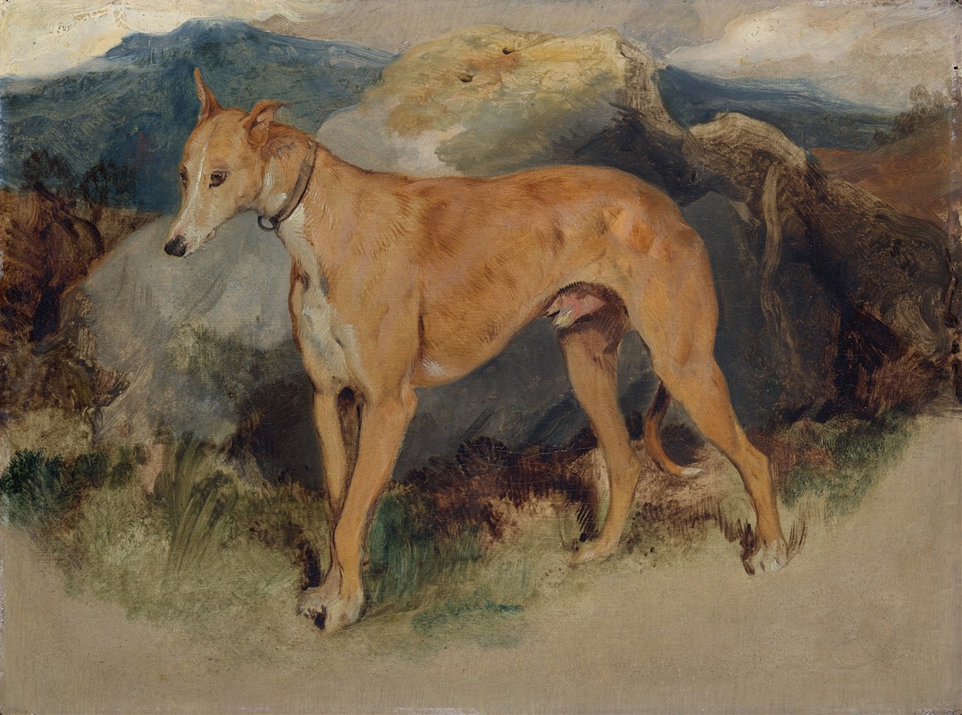Sir Edwin Henry Landseer - A Deerhound