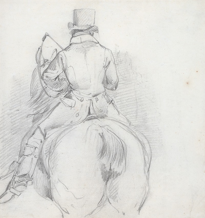 Henry Thomas Alken - Horse and Rider seen from the Rear