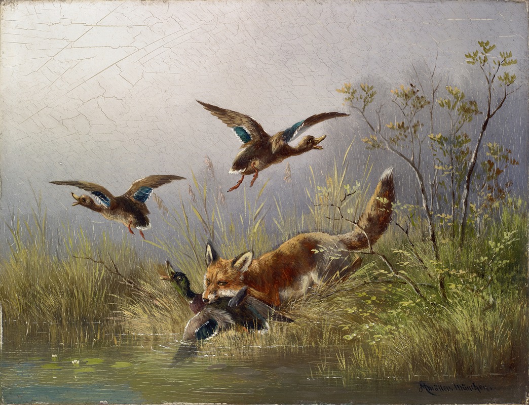 Moritz Müller - Fox Chasing Ducks