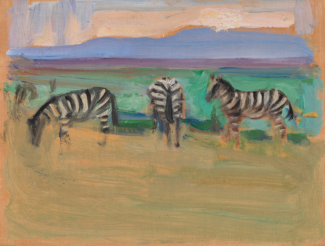 Akseli Gallen-Kallela - Zebras