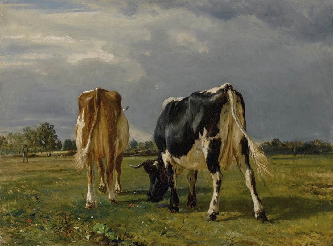 Constant Troyon - Cows In A Pasture
