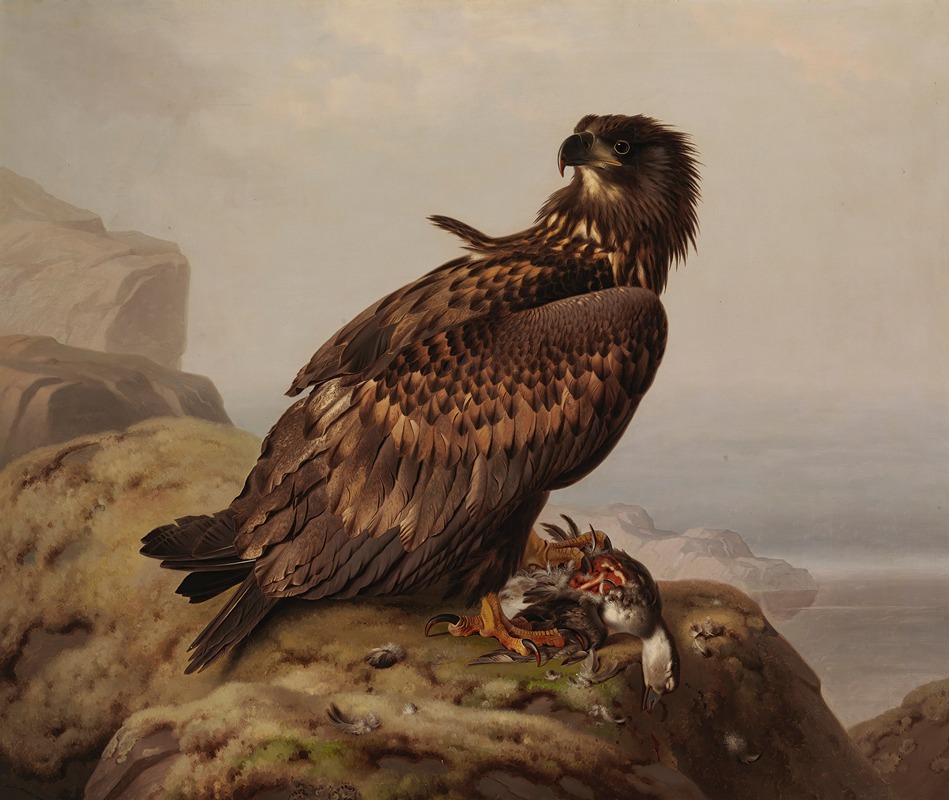 Ferdinand von Wright - White-Tailed Eagle With Its Prey