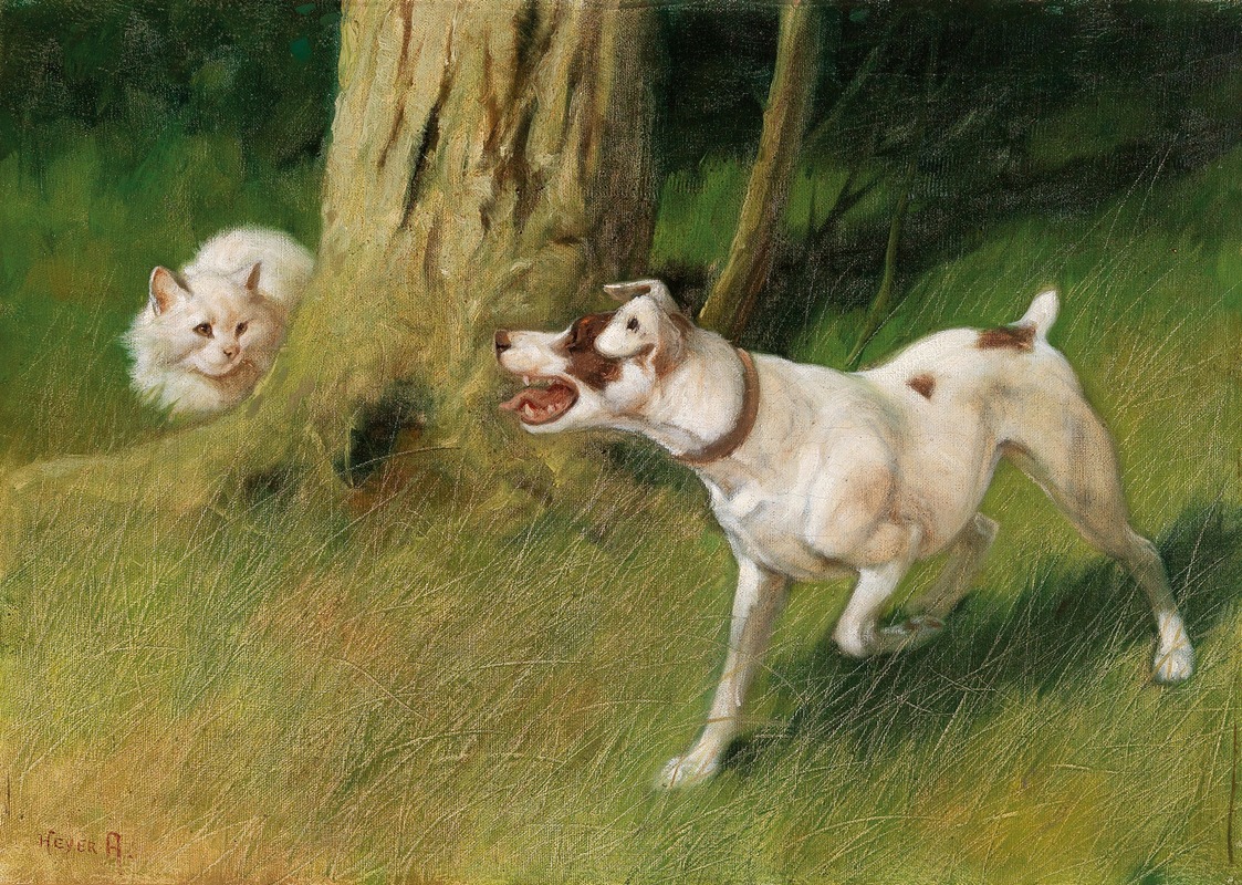 Arthur Heyer - Dog and Cat