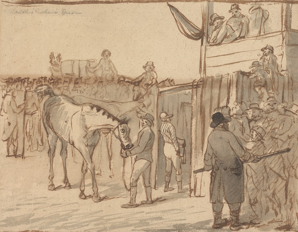 James Barenger - The Saddling Enclosure, Epsom