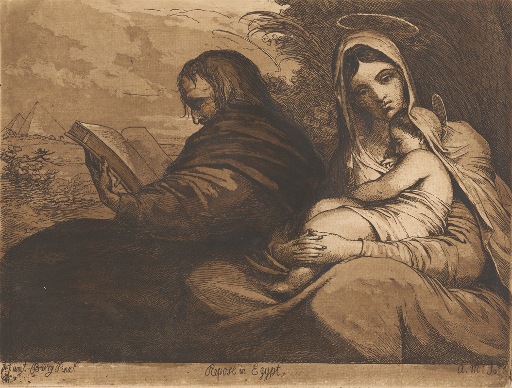 James Barry - Repose in Egypt
