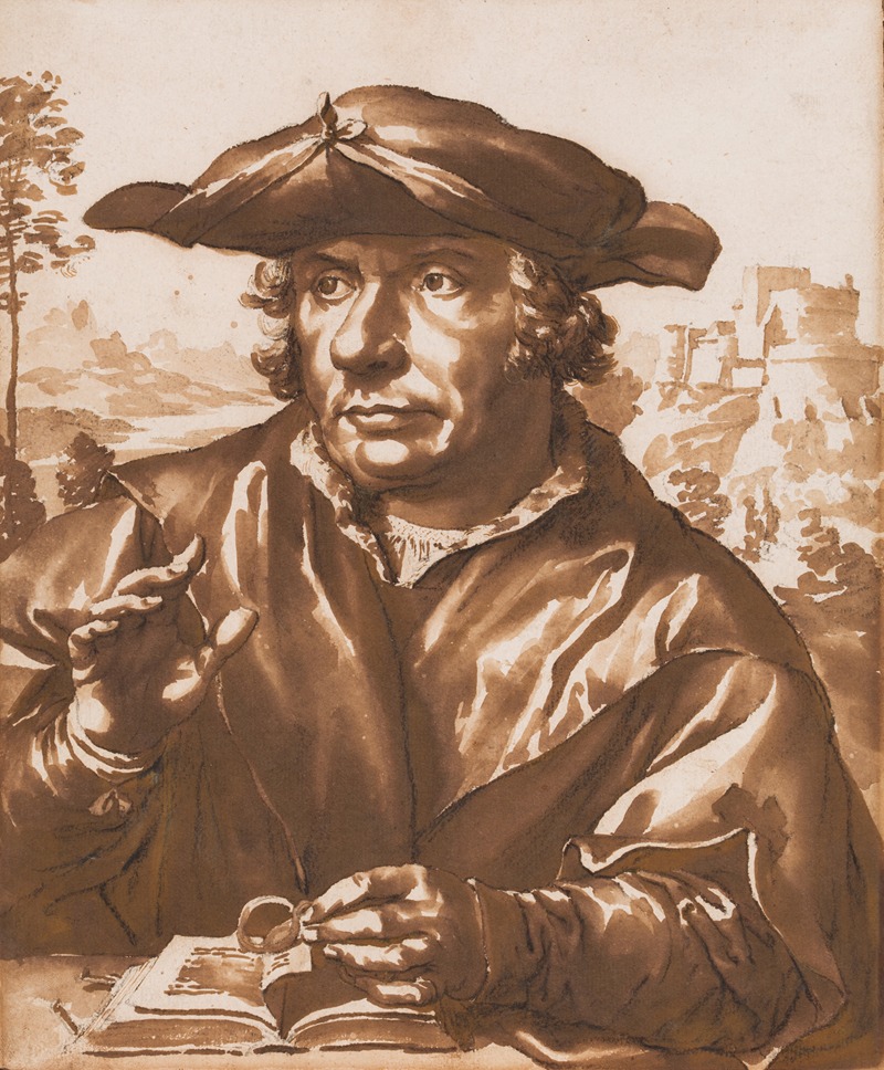 Jan de Bisschop - Portrait of a scholar
